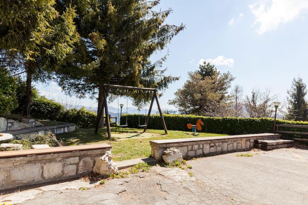 شقة Panorama 1200, In The Heart Of The San Fermo Hills Adrara San Rocco المظهر الخارجي الصورة