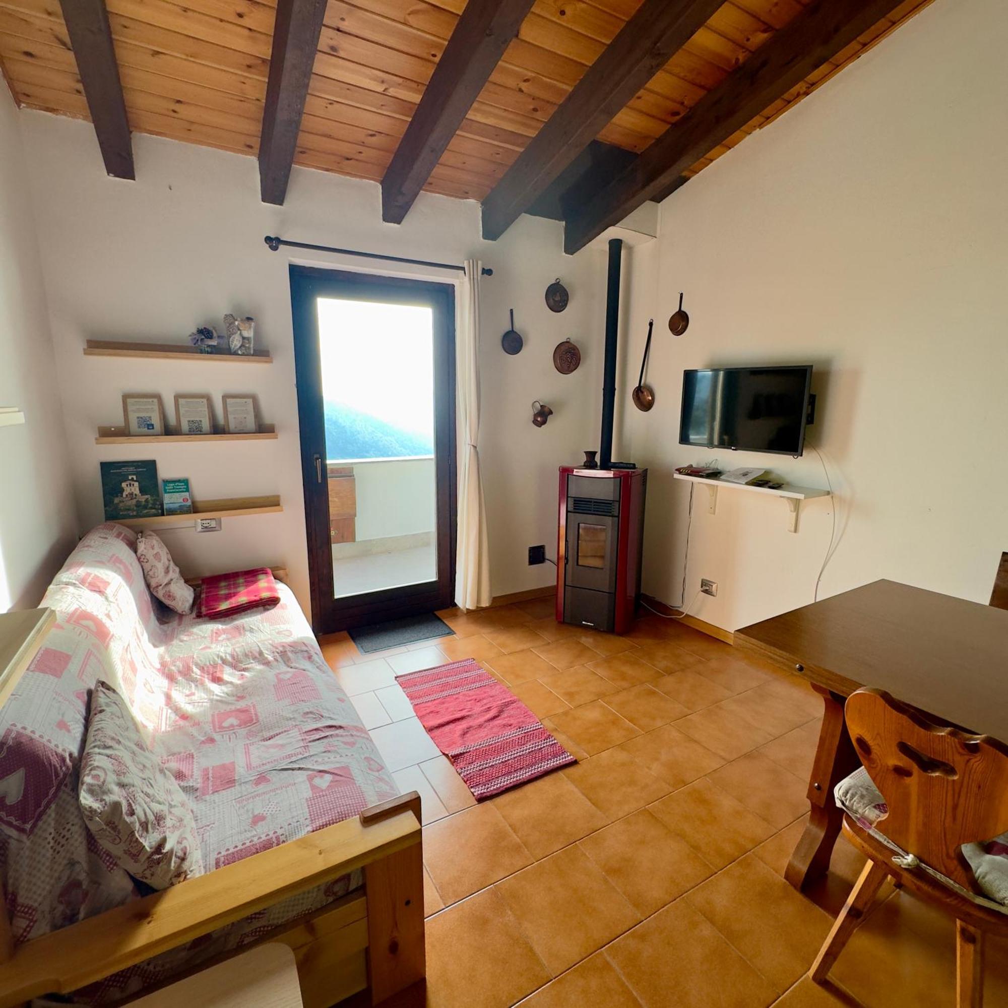 شقة Panorama 1200, In The Heart Of The San Fermo Hills Adrara San Rocco المظهر الخارجي الصورة